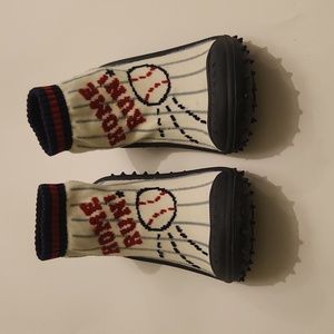 Skidders baseball shoe, sz 8, 24 months, non slip shoe for toddler